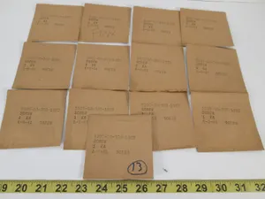 Lot of 13 New NOS Instrument Screw Screws NSN 5305-00-399-1852 90EZ8 Aviation